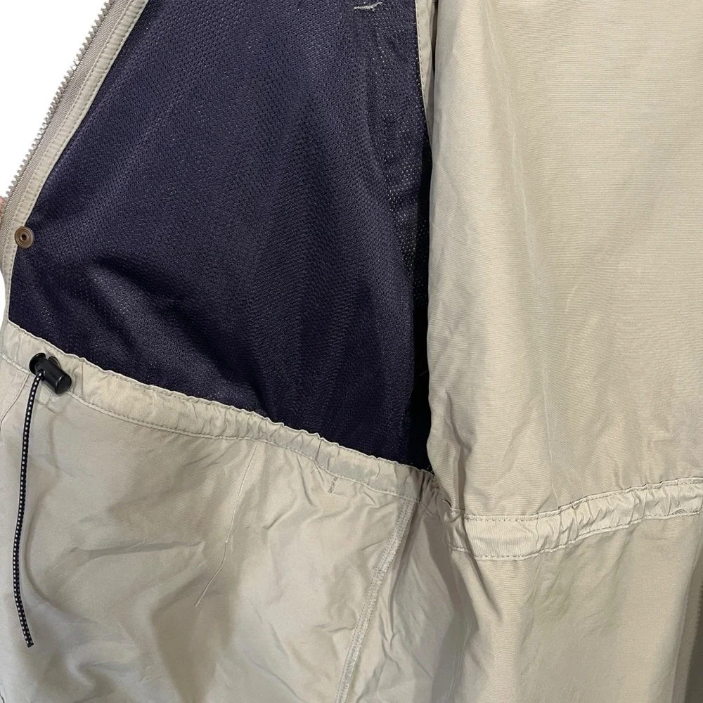 Vintage Timberland Men's Tan Hooded Rugged Weather Gear Core Jacket Size M
